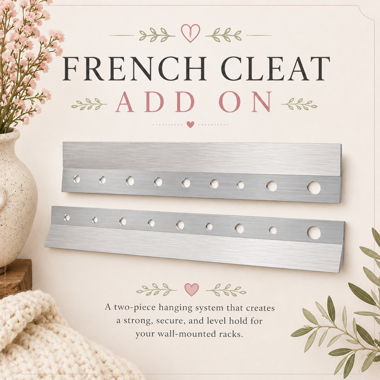 French Cleat Mounting System (Add-On)