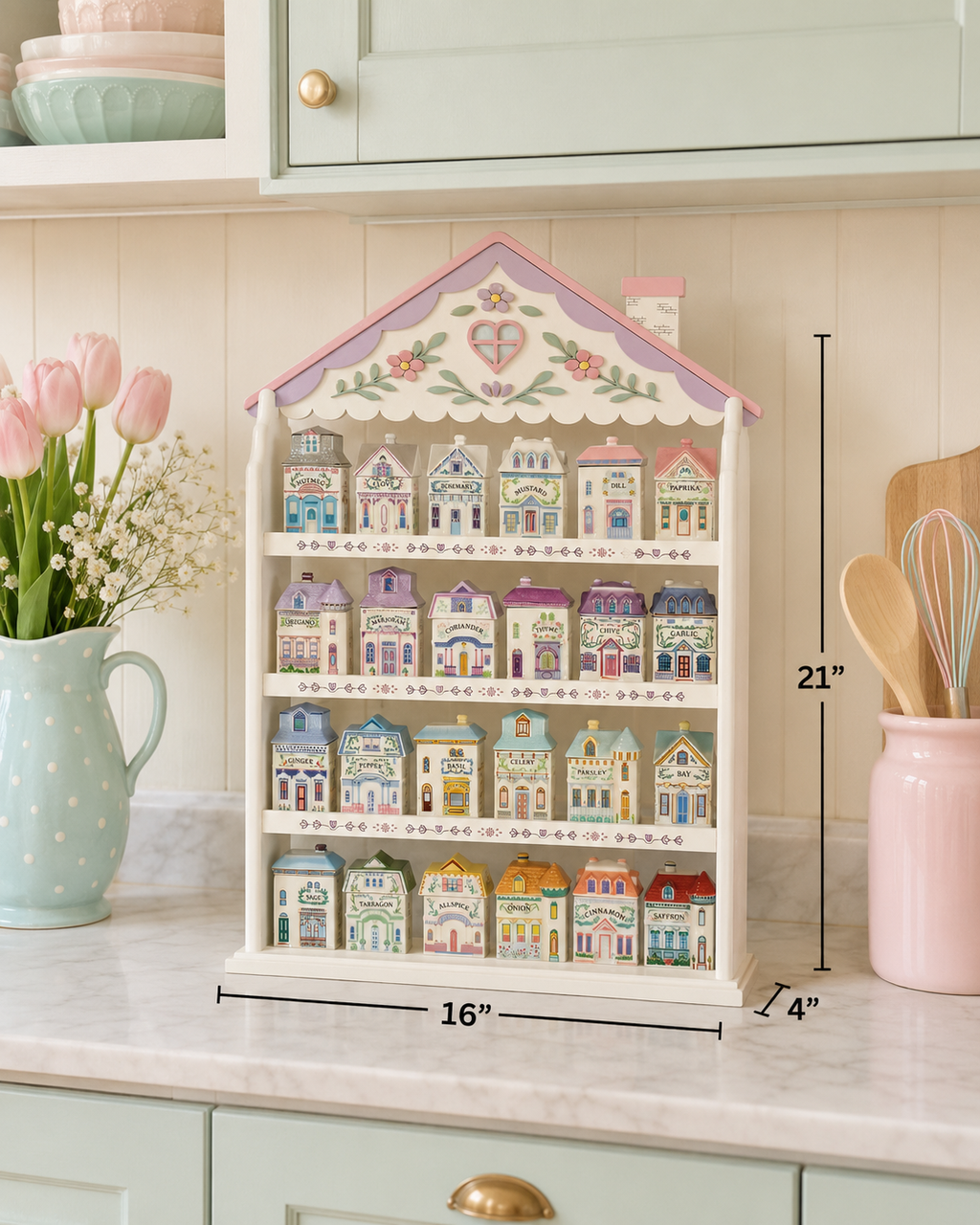 The Flora Spice Rack