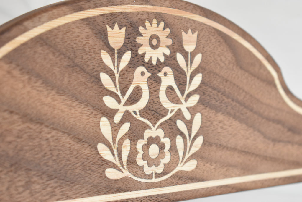 Heirloom Collection – Bird & Floral Inlay Spice Rack