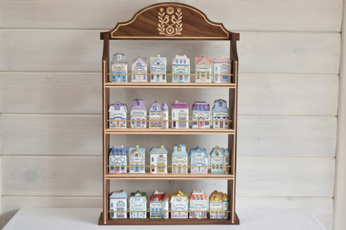 Heirloom Collection – Bird & Floral Inlay Spice Rack