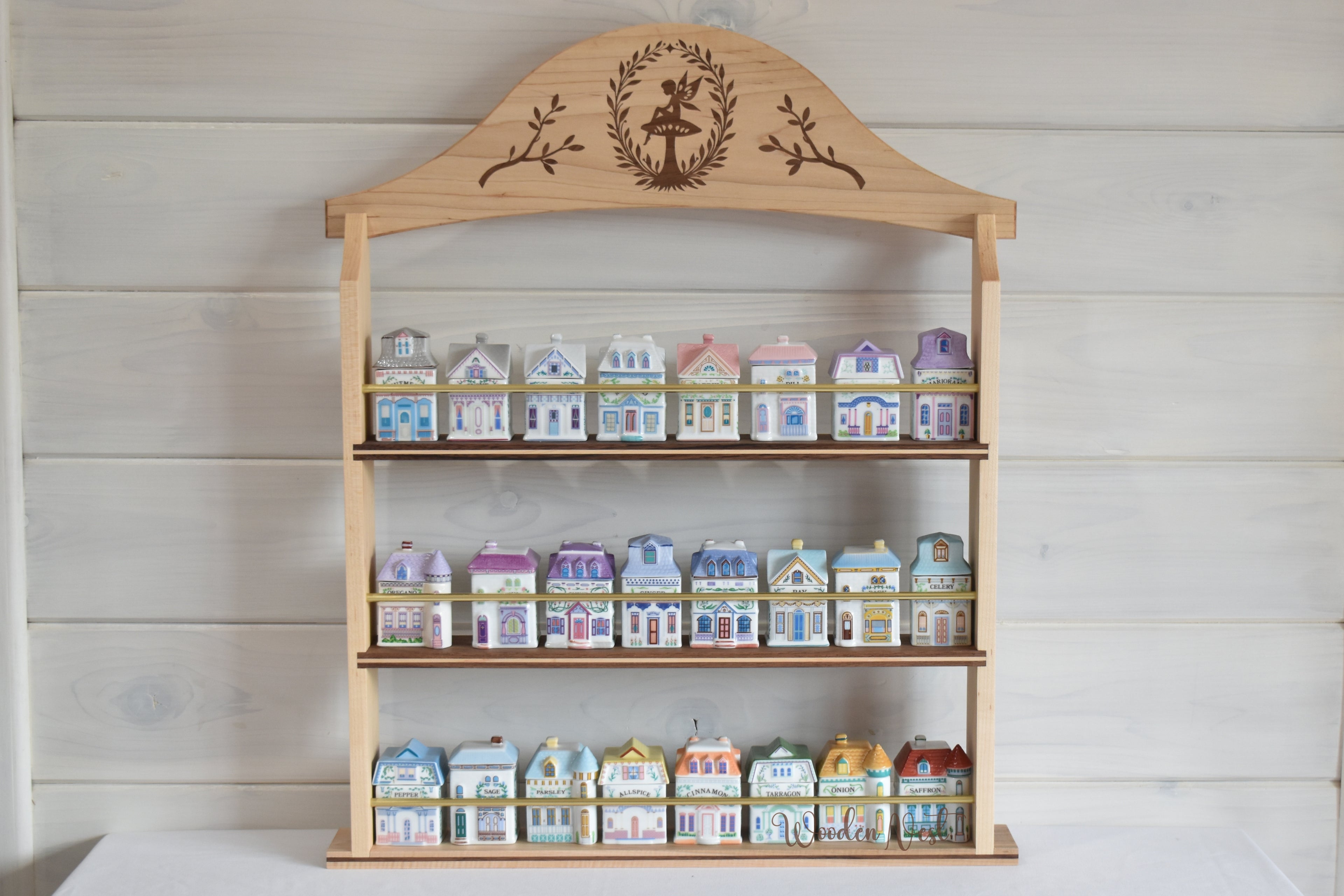 Fairy Mushroom Spice Rack