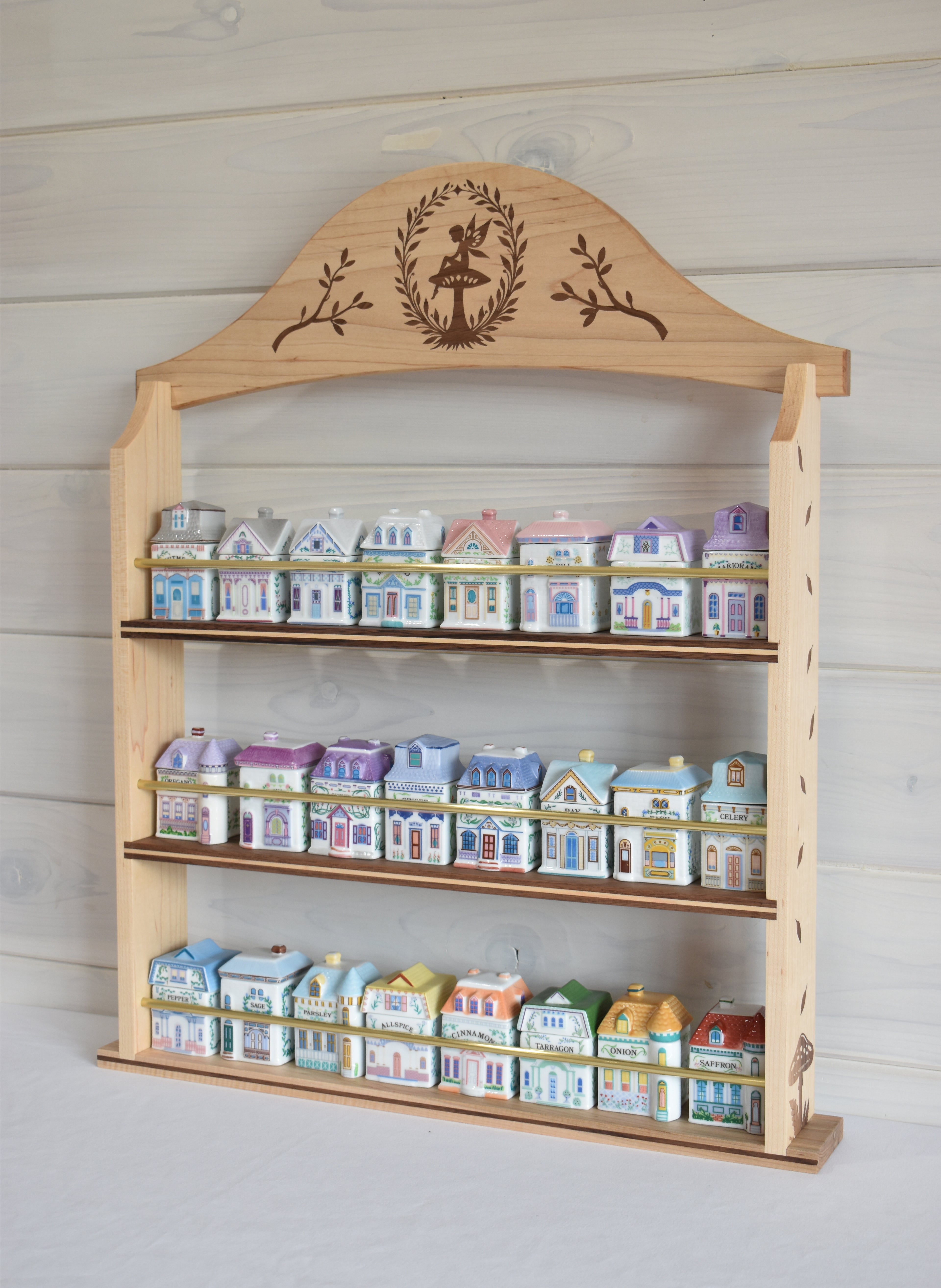 Fairy Mushroom Spice Rack